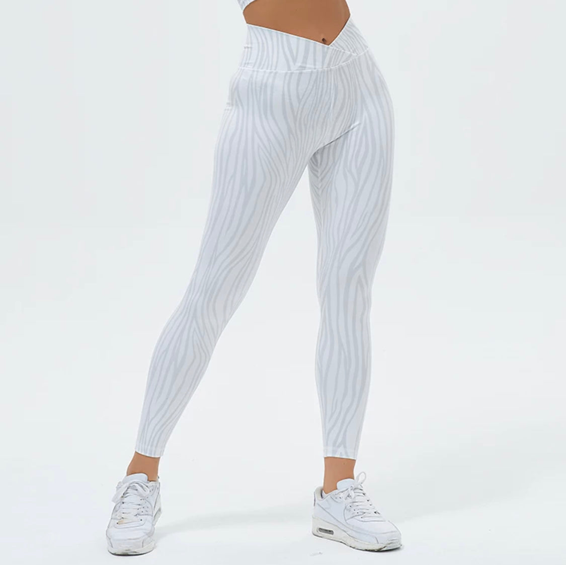 Signature White Zebra Print Leggings