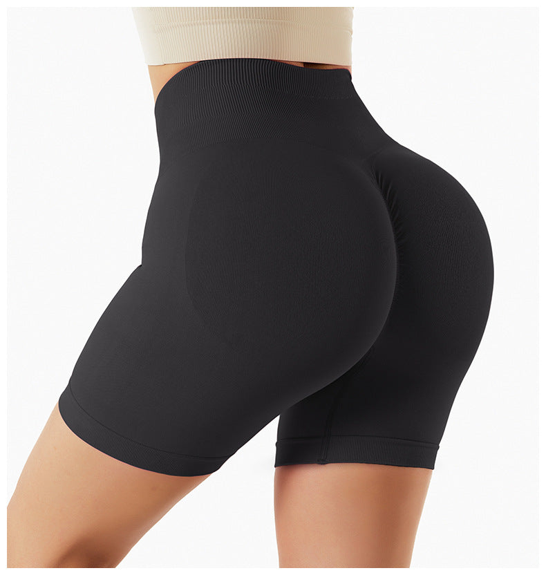 Black signature butt crunch shorts