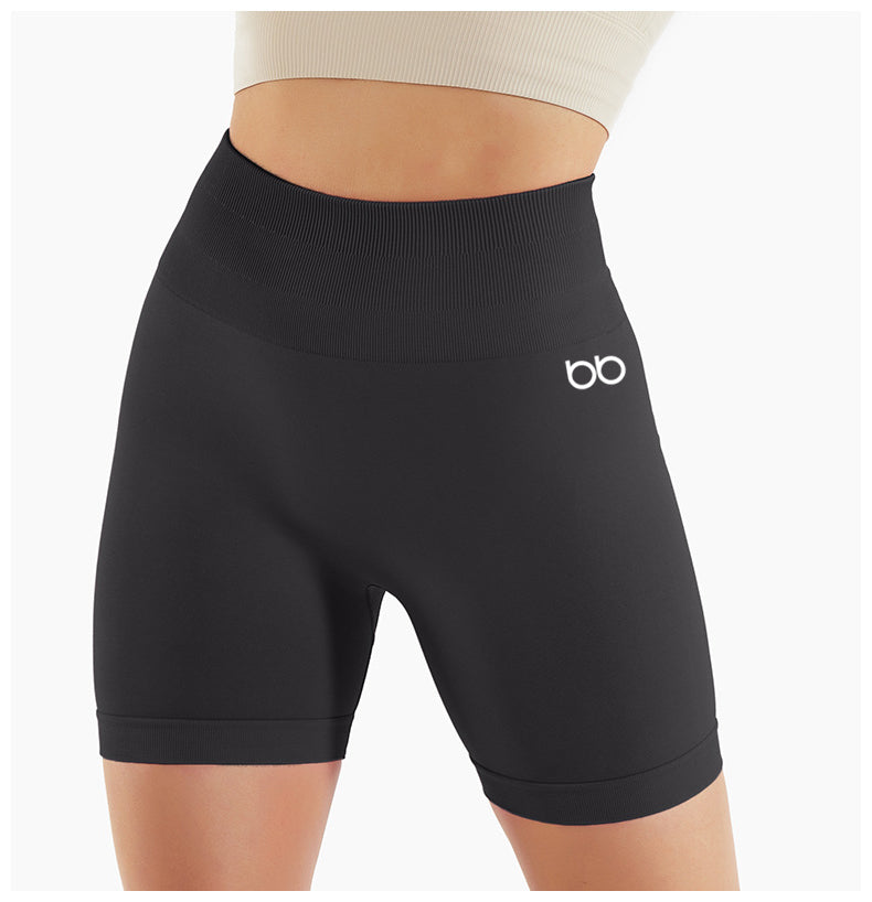 Black signature butt crunch shorts